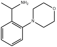 1-[2-(morpholin-4-yl)phenyl]ethan-1-amine 구조식 이미지