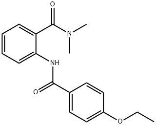 2-[(4-ethoxybenzoyl)amino]-N,N-dimethylbenzamide Structure