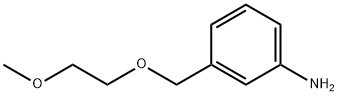 3-[(2-methoxyethoxy)methyl]aniline Structure