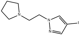 4-iodo-1-(2-(pyrrolidin-1-yl)ethyl)-1H-pyrazole Structure