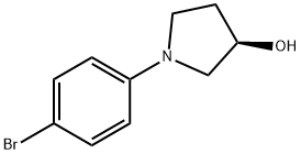 (3R)-1-(4-bromophenyl)pyrrolidin-3-ol Structure