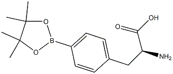 (S)-2-Amino-3-[4-(4,4,5,5-tetramethyl-[1,3,2]dioxaborolan-2-yl)-phenyl]-propionic acid 구조식 이미지