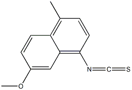 4-isothiocyanato-6-methoxy-1-methylnaphthalene Structure