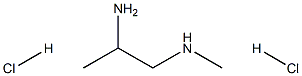 (2-aminopropyl)(methyl)amine dihydrochloride 구조식 이미지