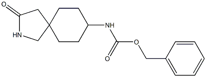 benzyl (3-oxo-2-azaspiro[4.5]decan-8-yl)carbamate 구조식 이미지