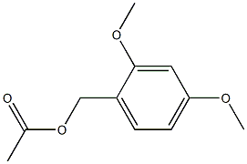 2,4-dimethoxybenzyl acetate Structure