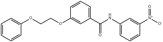 N-(3-nitrophenyl)-3-(2-phenoxyethoxy)benzamide Structure