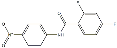 2,4-difluoro-N-(4-nitrophenyl)benzamide Structure