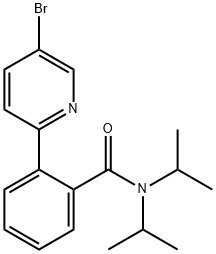2-(5-bromopyridin-2-yl)-N,N-diisopropylbenzamide 구조식 이미지