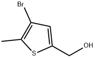 (4-Bromo-5-methylthiophen-2-yl)methanol Structure