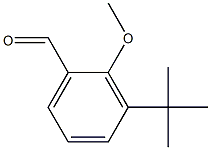 3-(tert-butyl)-2-methoxybenzaldehyde Structure