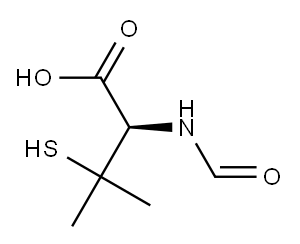 Formyl L-Penicillamine Structure