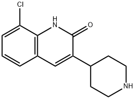 8-CHLORO-3-PIPERIDIN-4-YLQUINOLIN-2(1H)-ONE Structure