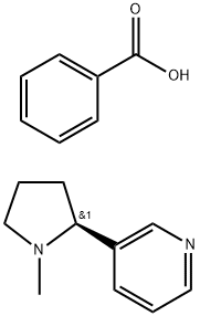 nicotine benzoate Structure