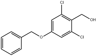 (4-(benzyloxy)-2,6-dichlorophenyl)methanol Structure