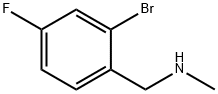 N-(2-Bromo-4-fluorobenzyl)-N-methylamine 구조식 이미지