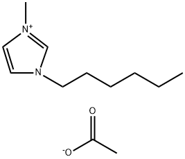 1-hexyl-3-metylimidazoliumacetate 구조식 이미지