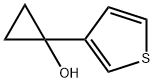 1-(THIOPHEN-3-YL)CYCLOPROPAN-1-OL 구조식 이미지