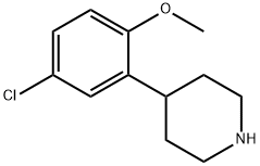 4-(5-chloro-2-methoxyphenyl)piperidine Structure