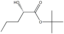 tert-butyl (2S)-2-hydroxypentanoate Structure