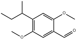 4-(sec-butyl)-2,5-dimethoxybenzaldehyde 구조식 이미지