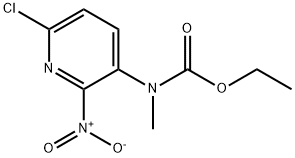 Ethyl (6-Chloro-2-nitro-3-pyridyl)(methyl)carbamate 구조식 이미지