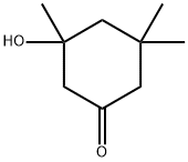 3,3,5-Trimethyl-5-hydroxycyclohexanone Structure