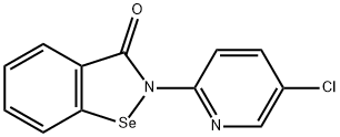 2-[5-chloro(2-pyridyl)]benzisoselenazol-3(2H)-one 구조식 이미지