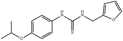 N-[4-Isopropyl oxyphenyl]-N'-furfurylthiourea Structure