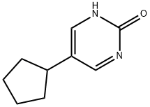 2-Hydroxy-5-(cyclopentyl)pyrimidine Structure