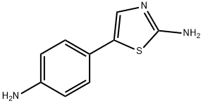 2-Amino-5-(4-aminophenyl)thiazole 구조식 이미지