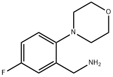 1-(5-fluoro-2-Morpholin-4-ylphenyl)MethanaMine Structure