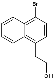 4-Bromo-1-naphthaleneethanol 구조식 이미지