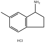 6-METHYL-2,3-DIHYDRO-1H-INDEN-1-AMINE HYDROCHLORIDE 구조식 이미지