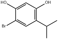 4-bromo-6-propan-2-ylbenzene-1,3-diol 구조식 이미지