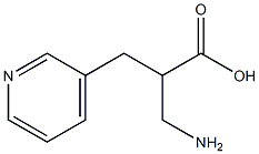 3-amino-2-(pyridin-3-ylmethyl)propanoic acid 구조식 이미지