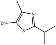 5-Bromo-4-methyl-2-(iso-propyl)thiazole 구조식 이미지