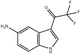 1-(5-amino-1H-indol-3-yl)-2,2,2-trifluoroethan-1-one Structure