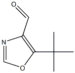 4-Oxazolecarboxaldehyde, 5-(1,1-dimethylethyl)- Structure