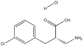 (S)-3-amino-2-(3-chlorobenzyl)propanoicacid-HCl Structure