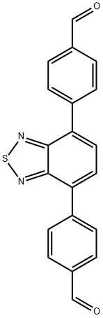 4,4'-(benzo[c][1,2,5]thiadiazole-4,7-diyl)dibenzaldehyde 구조식 이미지