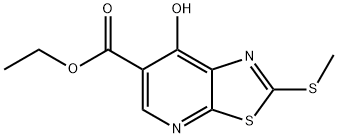 ethyl 2-(Methylthio)-7-oxo-4,7-dihydrothiazolo[5,4-b]pyridine-6-carboxylate 구조식 이미지