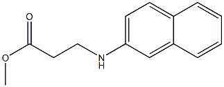 N-2-Naphthalenyl-Beta-Alanine Methyl Ester Structure
