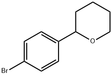 2-(4-bromophenyl)tetrahydro-2H-pyran Structure