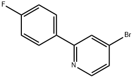 4-BROMO-2-(4-FLUOROPHENYL)-PYRIDINE Structure