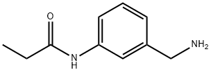 N-[3-(aminomethyl)phenyl]propanamide 구조식 이미지