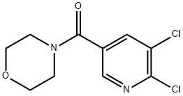 4-[(5,6-dichloropyridin-3-yl)carbonyl]morpholine 구조식 이미지