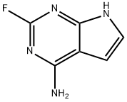 2-fluoro-7H-pyrrolo[2,3-d]pyrimidin-4-amine Structure