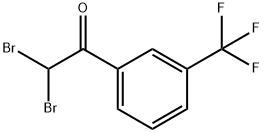 Ethanone, 2,2-dibromo-1-[3-(trifluoromethyl)phenyl]- 구조식 이미지