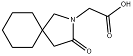 2-Azaspiro[4.5]decane-2-acetic acid, 3-oxo- 구조식 이미지